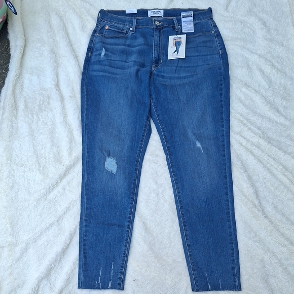 Denizen from Levi's Medium Indigo Skinny Jeans with Distressed Details - Picture 1 of 10